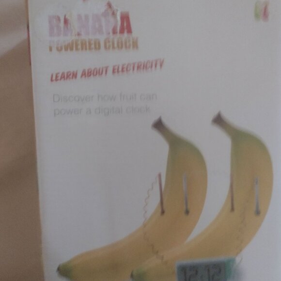 Banana clock science kit - Learn how electricity conducts - Picture 2 of 2